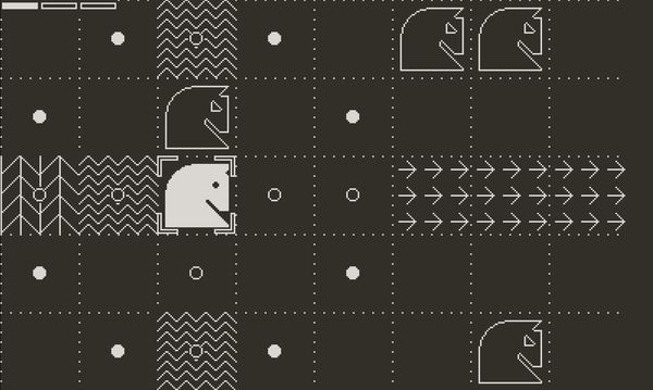 A knight weighs its options in a puzzle involving four opposing knights